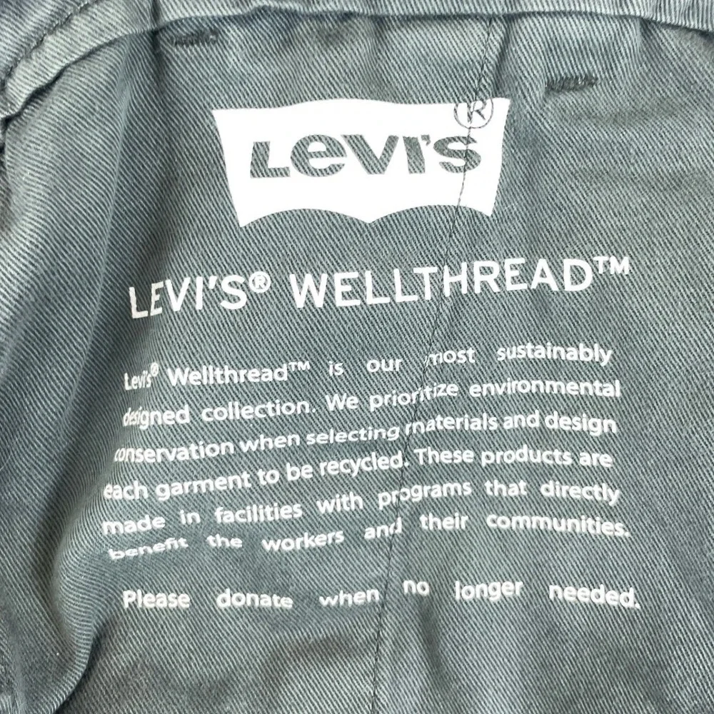 Levi's Wellthread Stay Loose Taper Jeans Men's Size 32 Green Cotton Hemp Casual